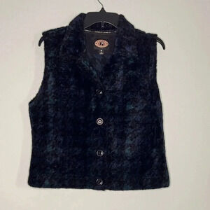 Country Clothing Co.Black and Blue Vest  Size M, western clothing